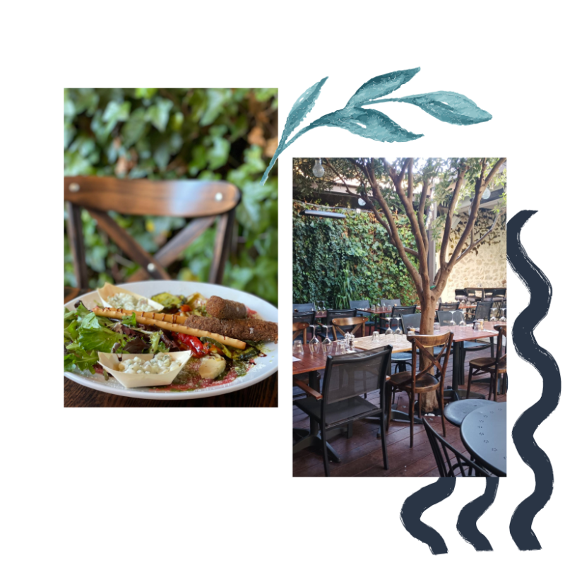 Le restaurant - Le P'tit Jardin - Marseille - Restaurant Vieille Chapelle